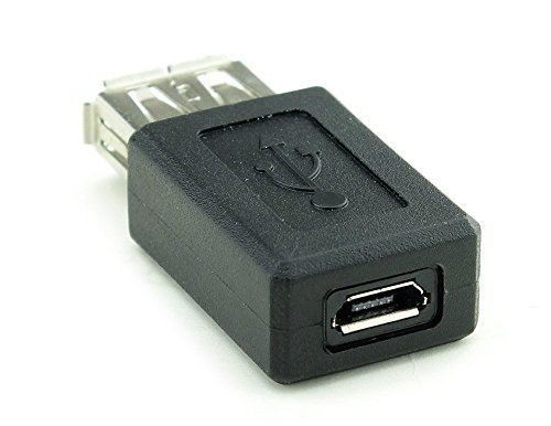 USB変換アダプタ microUSB メス - USB-A メス オーディオファン 日本国内より発送 送料無料
