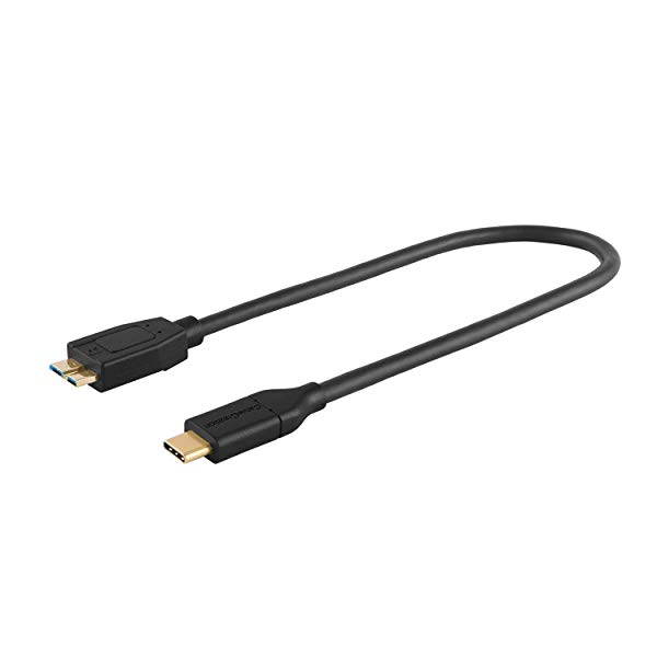 USB C to USB 3.1 GEN2 Micro-B (10G) Micro USB 3.1 Type C ケーブル ブラック 0.3m USB 3.1 Type C to Micro USB 