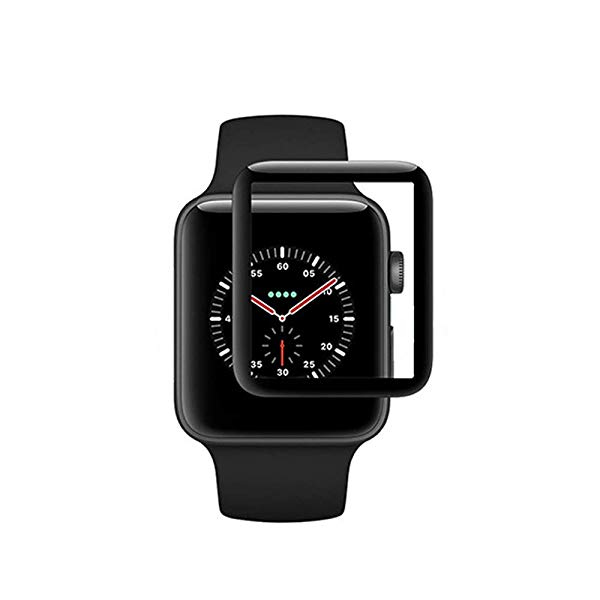 Apple Watch 40/44mmスクリーンセーバーシリーズ4 (2枚)りんご時計シリーズ4 曲面全カバー画面保護膜、鋼化ガラスの膜(44mm