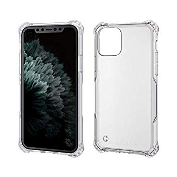 i Phone 11 Pro ケース ZEROSHOCK 衝撃吸収 [落下時の衝撃から本体を守る (衝撃吸収フィルム付)] ハイブリッドタイプ クリア PM-A19BZEROTCRカラー:クリア サイ
