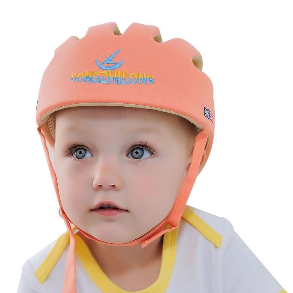 洗エルメット オレンジ 洗える スポンジ ヘルメット ベビー 幼児 用 可愛い 綿100％ 可愛い お洒落 清潔 帽子 ■商品説明■ 衝撃吸収性?耐衝撃性良好な通気性 柔らかさ無毒無臭無菌、環境保護な