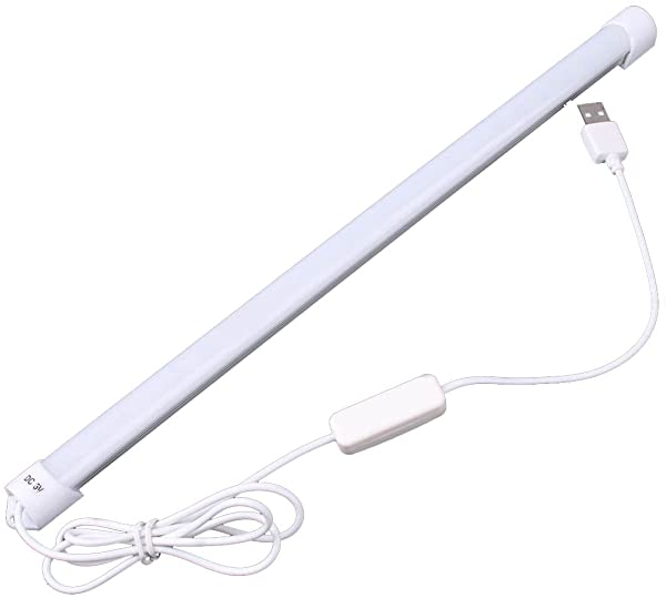 電球 USB LED クールホワイト オン/オフスイッチ LEDライト USB接続式バーライト 自然光 目保護 usb給電