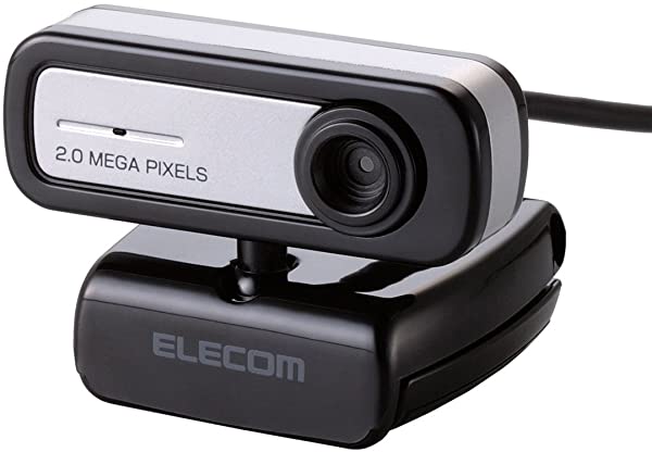 送料無料 ELECOM WEBカメラ 200万画素 マイク内蔵 MAC対応 ブラック UCAM-C0220FBNBK...