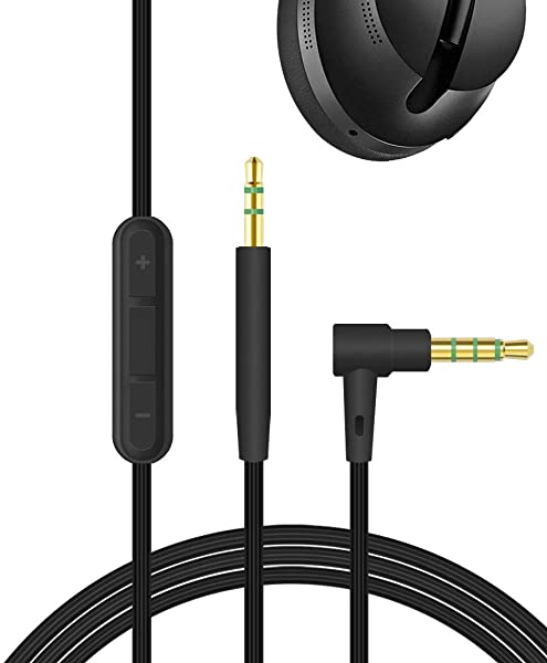 送料無料 QuickFit ケーブル Bose Noise Cancelling Headphones 700 QC35 II 等 ヘッドセット に対応 交換 用 ヘッドホン ケー 互換品..