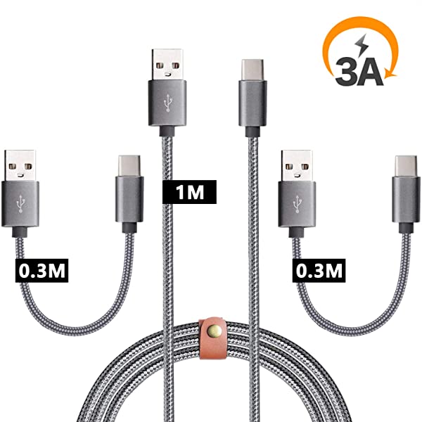 USB Type C ケーブル 短い 急速充電 0.3M+0.3M+1MIQOS 3 DUO アイコス3 multi マルチ/iqos2.4 plus Galaxy Note9/Note8/S10/S