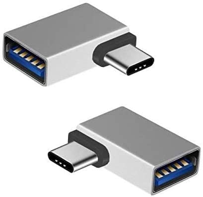 USB-C → USB 3.0 アダプタ USB Type C (サンダーボルト 3 対応) USB A 3.0 (メス) コネクタ コンバーター 直角OTG データ転送 New Mac Book (