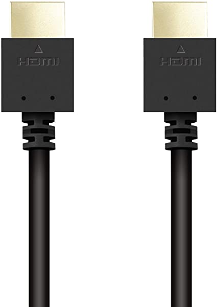 HDMI ケーブル 1m ハイスピード 1.4 4K 3DフルHD イーサネット対応 スリムコネクタ ブラック DH-HD14EB10BK