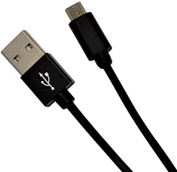 スマホ/タブレット micro USB 充電・通信ケーブル アルミプラグ 最大出力2.4A 1.2m マイクロUSB ブラック R12CAAM2A01BK