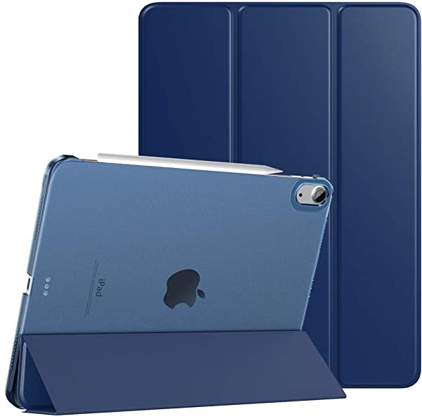 i Pad air 4 ケース 2020 10.9インチ i Pad Air 第4世代 半透明 ハードカバー PUレーザー 開閉式 三つ折り スタンド マグネット オートスリープ機能 Apple Pe