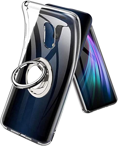 AQUOS Zero2 ケース リング 透明 TPU クリア リング付き 回転リング SH-01M SHV47 SH-M13 カバー 専用 全透明 黄変防止 薄型 柔らかい殻 ケース 耐衝撃 車載ホル