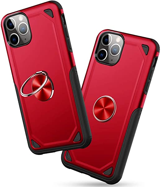 iphone11 proケース リング付き 回転スマホケース 耐衝撃 スマホリング カバークリア 指紋防止 TPU 全面保護 軽量 レンズ保護 薄くて軽い 擦り傷防止 車載対応ホルダー対応 落下防止 
