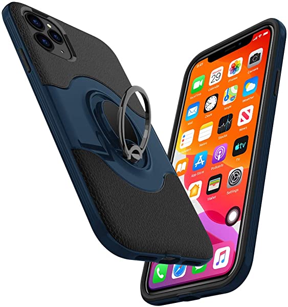 iPhone 11 Pro ケースリング 耐衝撃クリア クリアリング付き 薄型 スマホケース指紋防止対策 全面保護 カバー 衝撃吸収 四隅滑り...