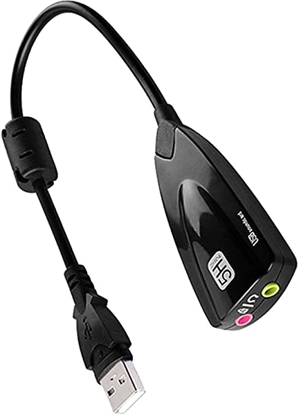 USB オーディオ 変換アダプ タ 外付け サウンドカード USB 3.5mm ミニ ジャック ヘッドホン マイク端子 高音質(などに最適PS4 Mac Book Mac Mini i Mac Win