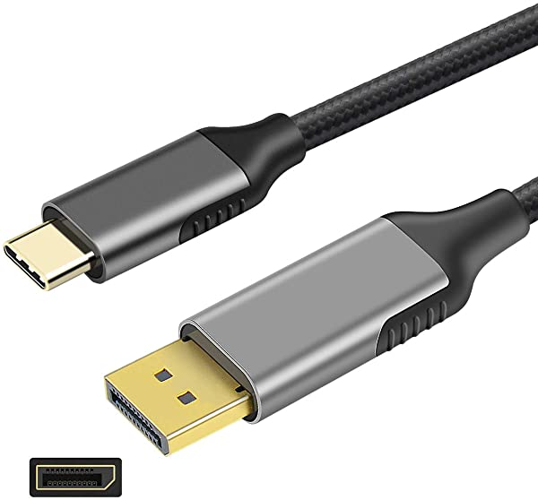 Type C to displayport Adapter USB Type C displayport 変換 アダプタ Thunderbolt 3 USB 3.1 4K 60Hz高解像度 MacBook Air Pro...