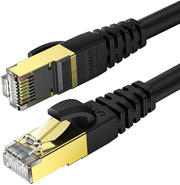 LANケーブル 0.5M CAT8 カテゴリ-8 40GBASE-T 2000MHz 超高速 SFTP RJ45 イーサネットケーブル モデム ルーター ラップトップ プリンター ADSL PC Ma