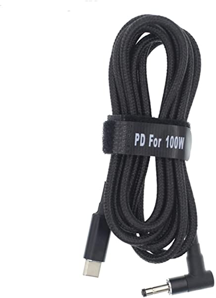 ノートパソコン PD 充電器 USB-C 変換アダプター AC 充電 電源 ケーブル アクセサリー 便利グッズ 4.0×1.7mm 100W 5A 対応 E-marker 搭載 主に ASUS Len