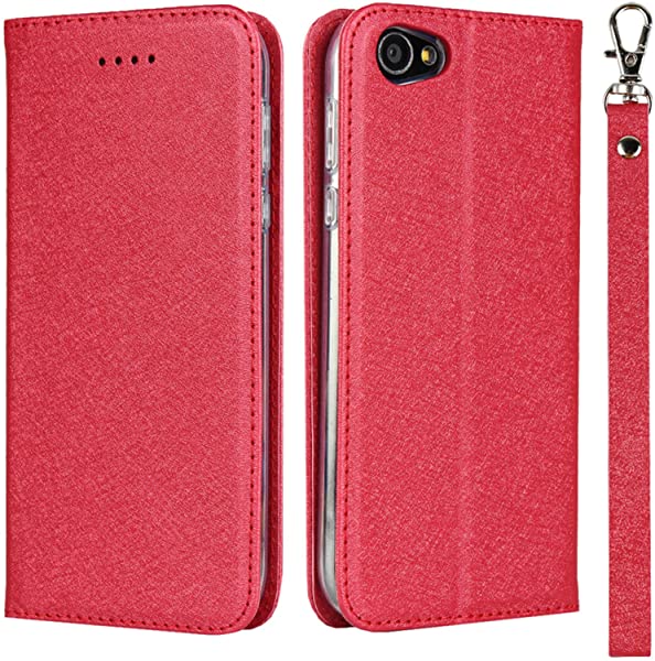 AQUOS R SH-03J SHV39 605SH ケース 手帳型 カバー case アクオス r 手帳ケース PUレザー製 ストラップ付き ベルトなし スタンド カード収納 マグネット 耐衝撃 滑