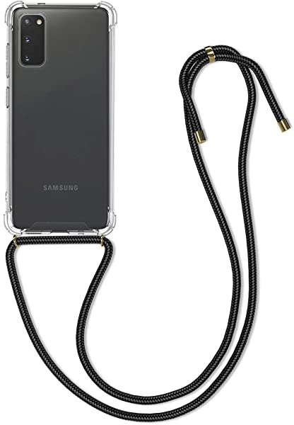 Samsung Galaxy S20 ケース ネック ショルダー ストラップ付き スマホ シリコン カバー 紐付き 斜めがけ 送料無料