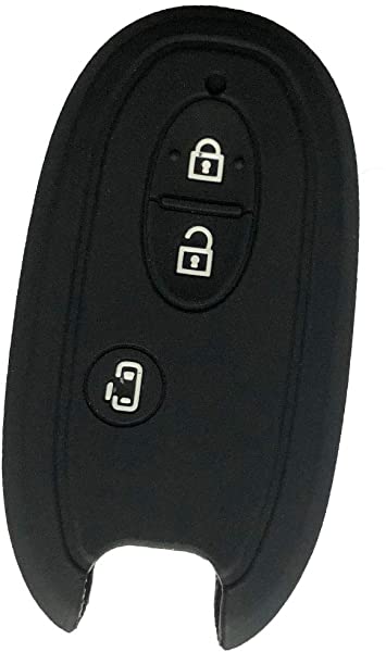 キーケース スズキ 汎用 スマート MK32スペーシア/DA17エブリイ/HA25・HA36アルト/ワゴンR/パレットなど (ブラック3)色:ブラック3スズキ用シリコン製スマートキーケースです。やわら