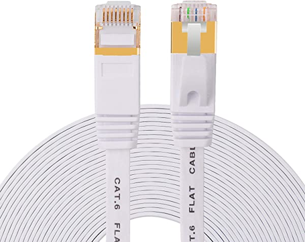 LANケーブル 50m フラットケーブル CAT6準拠 1Gbps/250MHz ランケーブル RJ45コネクタ 1.5mm厚 やわらか イーサネットケーブル サーバー 企業様向け 業務用 カテゴリ6