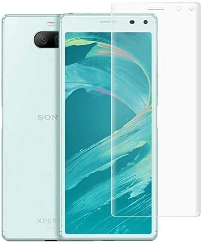 Xperia 8 フィルム Xperia 8 強化ガラス 3D全面 液晶保護フィルム 「角割れ」防ぎ 日本旭硝子製 極薄0.25mm 高透過率 硬度9H 指紋防止 自動吸着 飛散防止