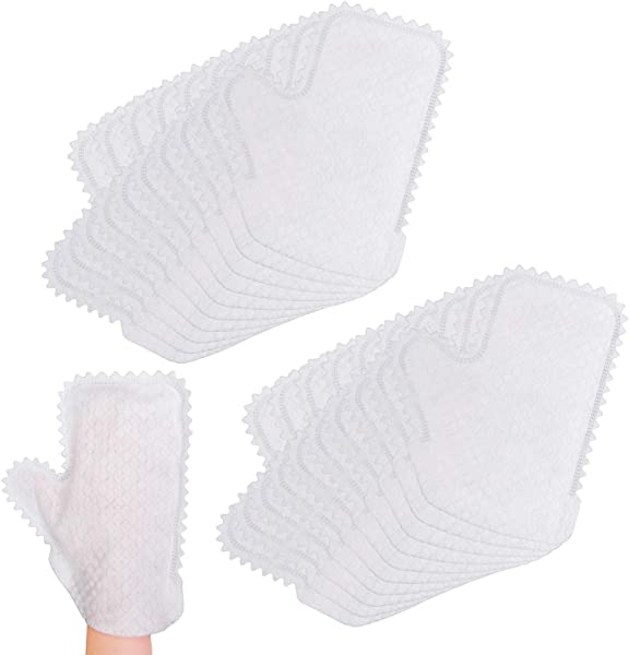 掃除用手袋 20枚組 使い捨て フリーサイズ ホワイト お掃除クロス ホコリキャッチ 左右兼用 両面 清潔 衛生的 822-10 小 送料無料