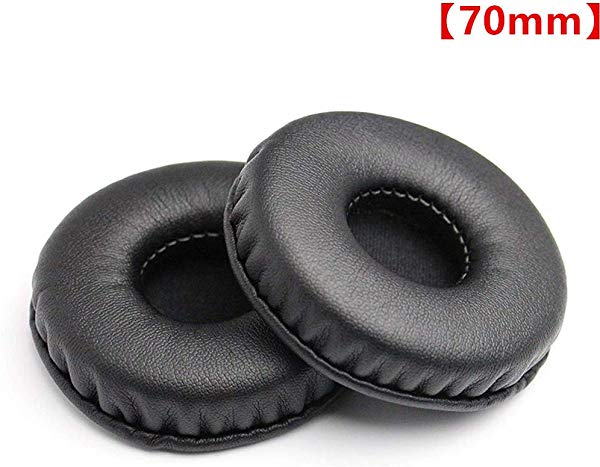 イヤーパッド 70mm 直径 [2個入り] ヘッドホン 交換用 イヤークッション [対応 Sony MDR-V150 MDR-V250 MDR-V300 MDR-V100 MDR-V200 MDR-V