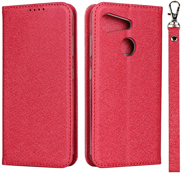 Android One S6 ケース GRATINA KYV48 対応 ケースカバー アンドロイド ワン S6 ケース 手帳 ストラップ付き 高質PU皮革 明るい色 内蔵マグネット 携帯カバー カード